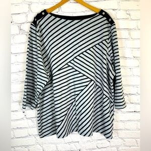 Karen Scott Geometric Sweatshirt size 4X